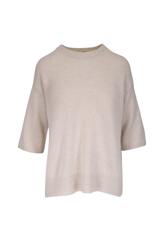 Lisa Yang Camille Oyster Cashmere Sweater