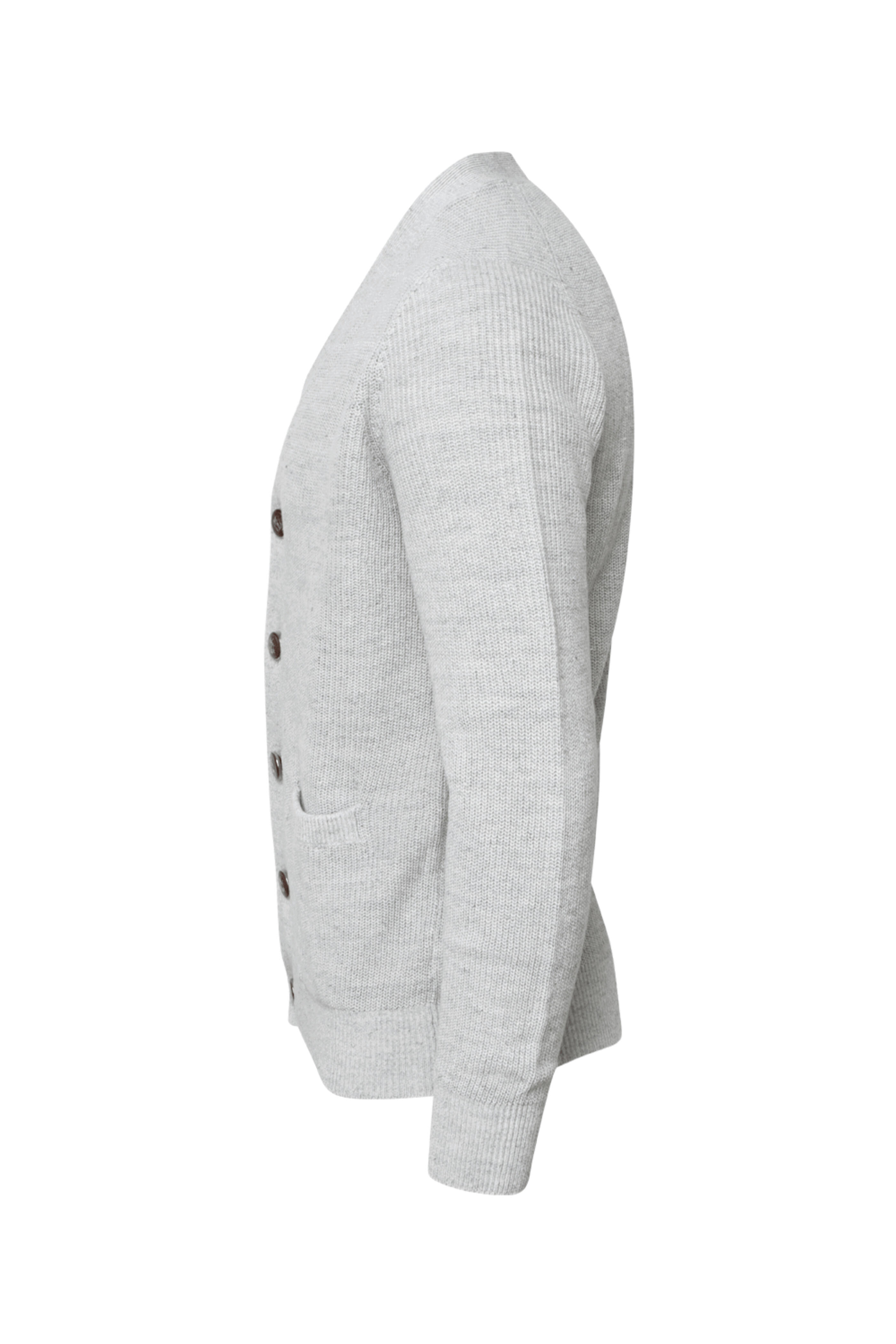 Brunello Cucinelli - Light Gray Knit Cardigan