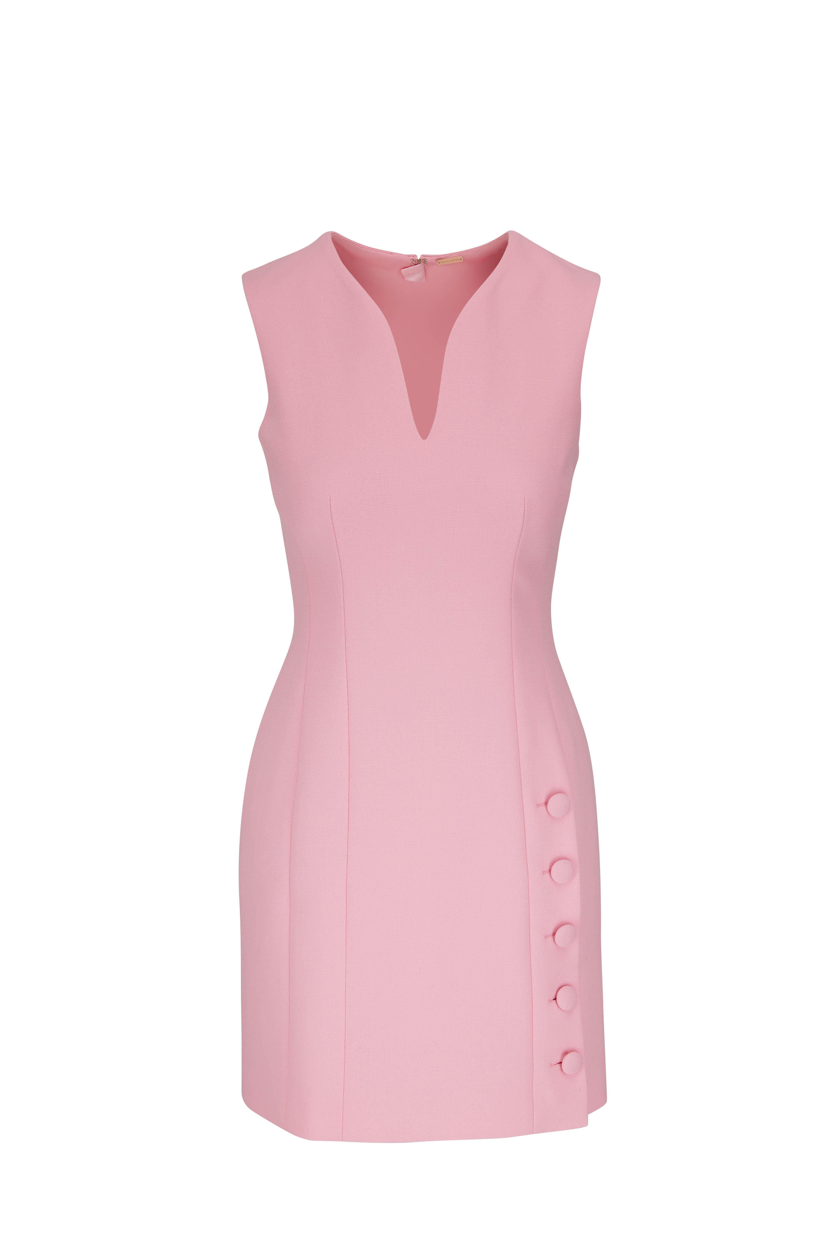 strapless open back dress OPHELIA DRESS IN SILK WOOL