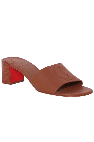 Christian Louboutin - Spikes Silver Leather & PVC Two-Band