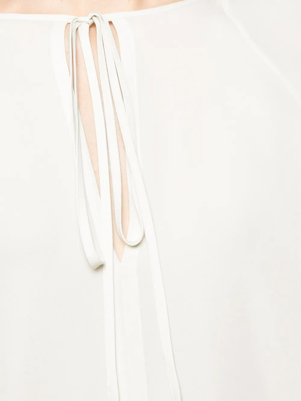 Nili Lotan - Acadia Ivory Silk Blouse