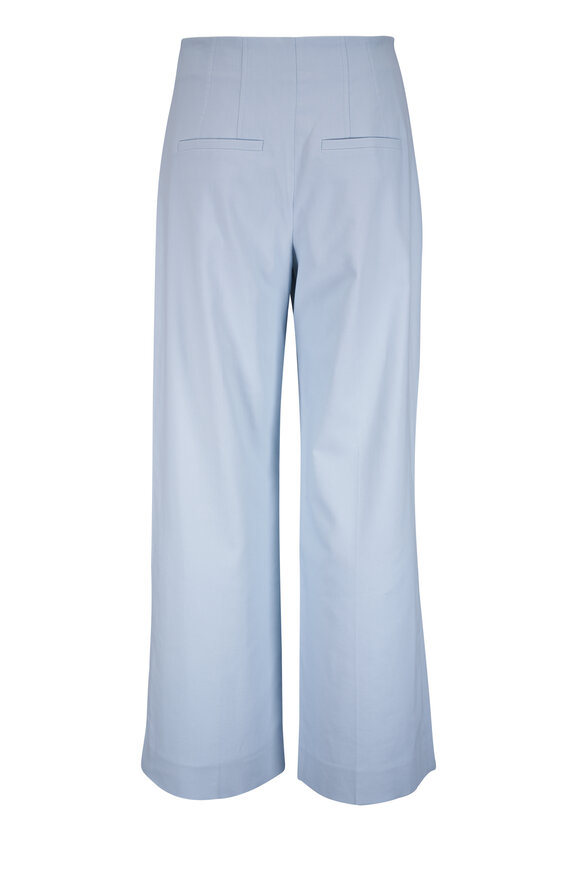 Veronica Beard Cassidee River Mist Wide-Leg Pant - view 5