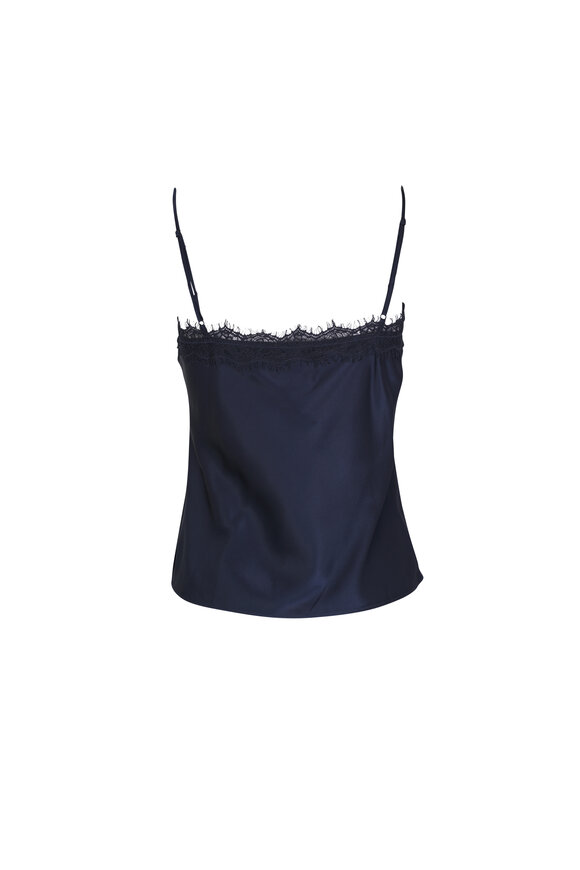 Veronica Beard - Ciarlo Black Lace Trim Tank