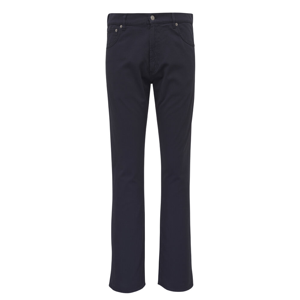 Ralph Lauren Purple Label - Navy Five Pocket Slim Pant