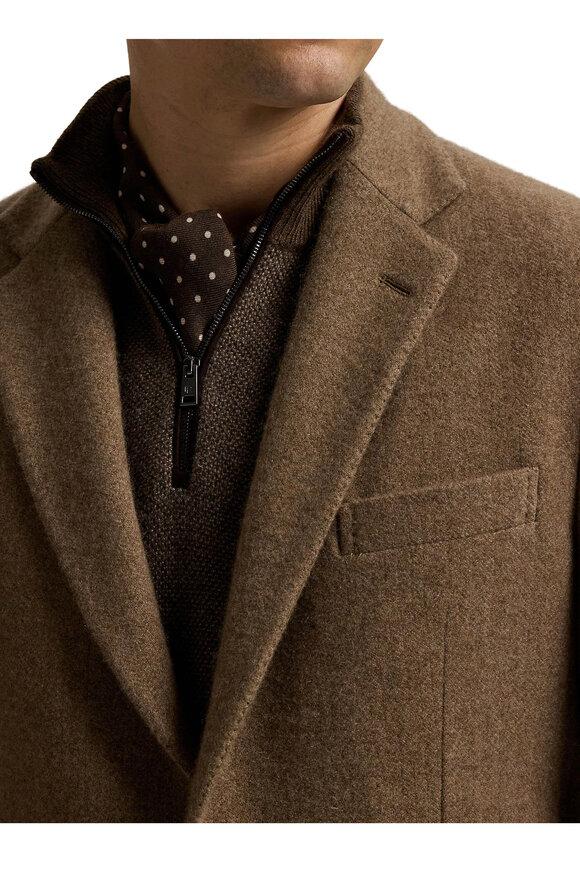Ralph Lauren Purple Label Taupe Cashmere & Wool Sportcoat - view 5