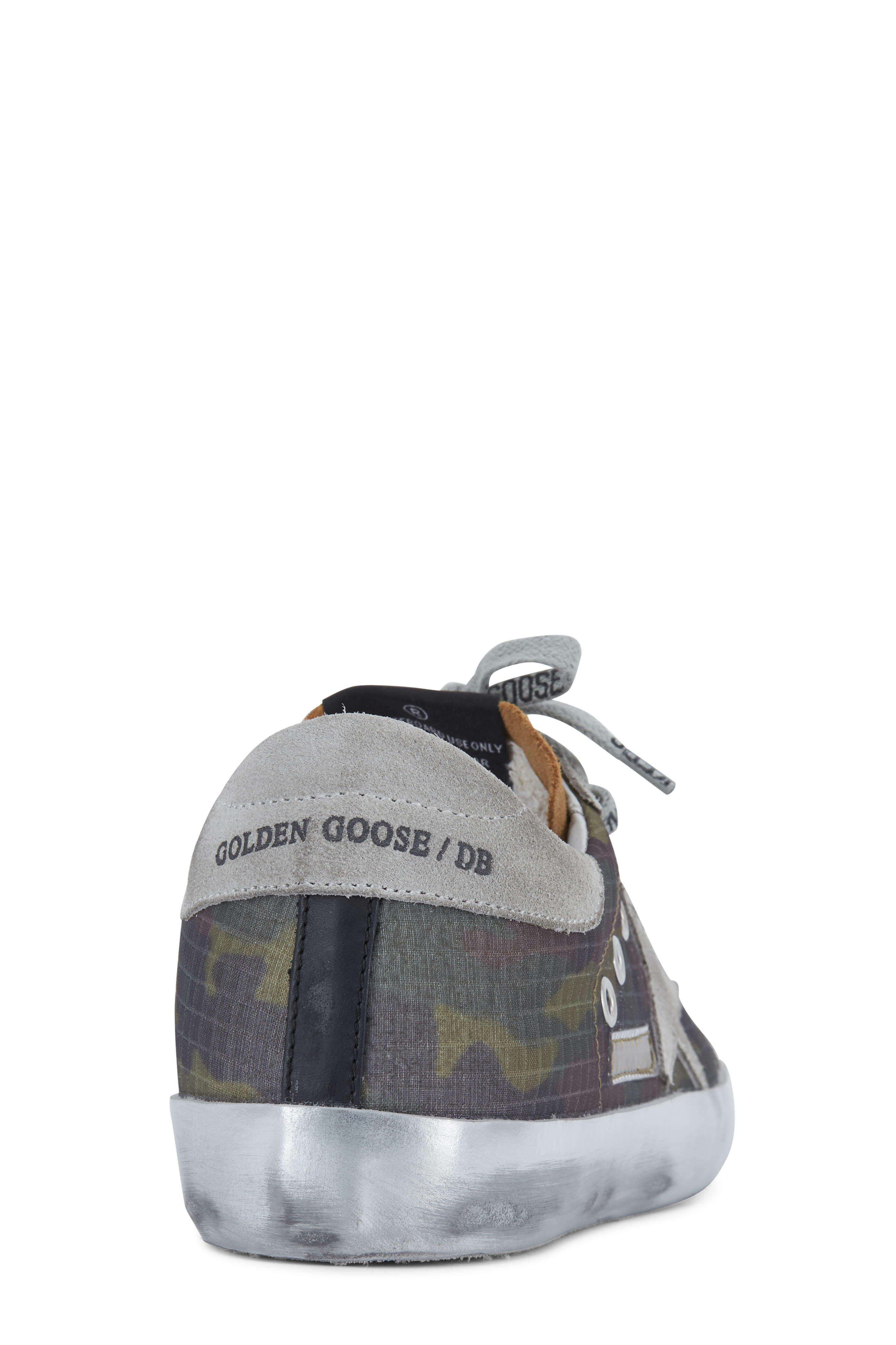 Golden Goose - Superstar Camo & Coffee Suede Sneaker