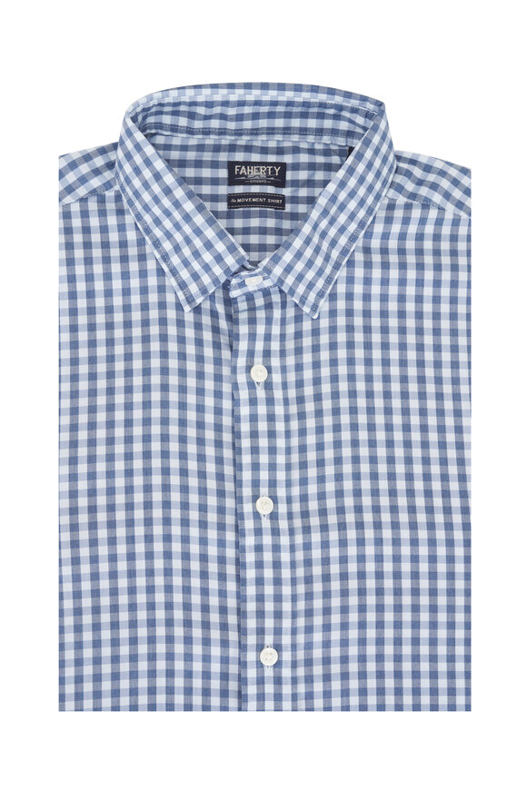 Faherty Brand Movement™ Sky Break Gingham Shirt