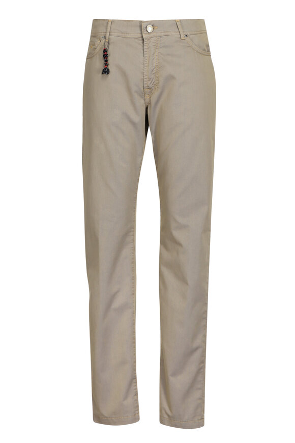 Marco Pescarolo Khaki Solaro Five Pocket Pant