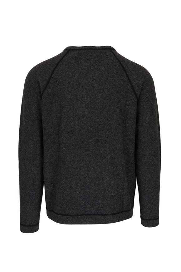 Kinross - Charcoal Gray Cashmere Crewneck Pullover