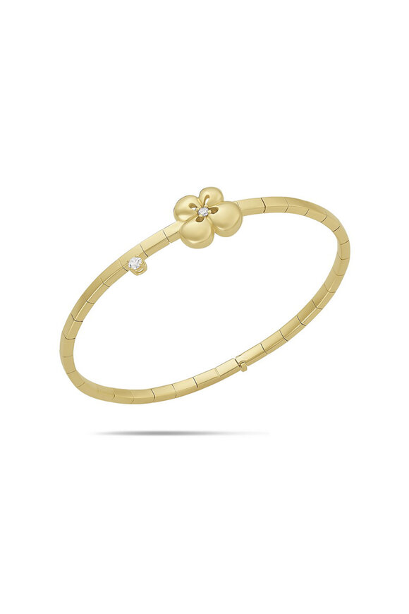 Miseno 18k Yellow Gold White Diamond Ischia Bracelet