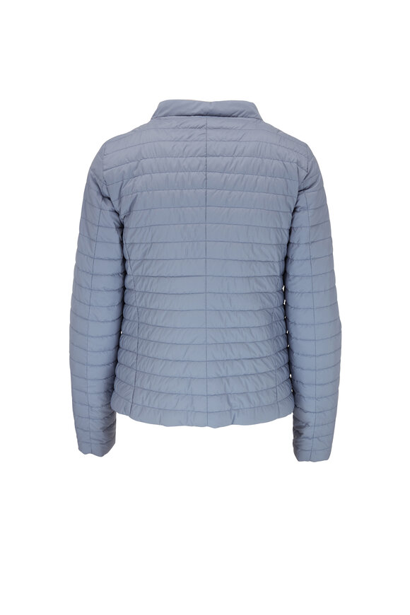 Herno - Blue & Gray Reversible Puffer Jacket