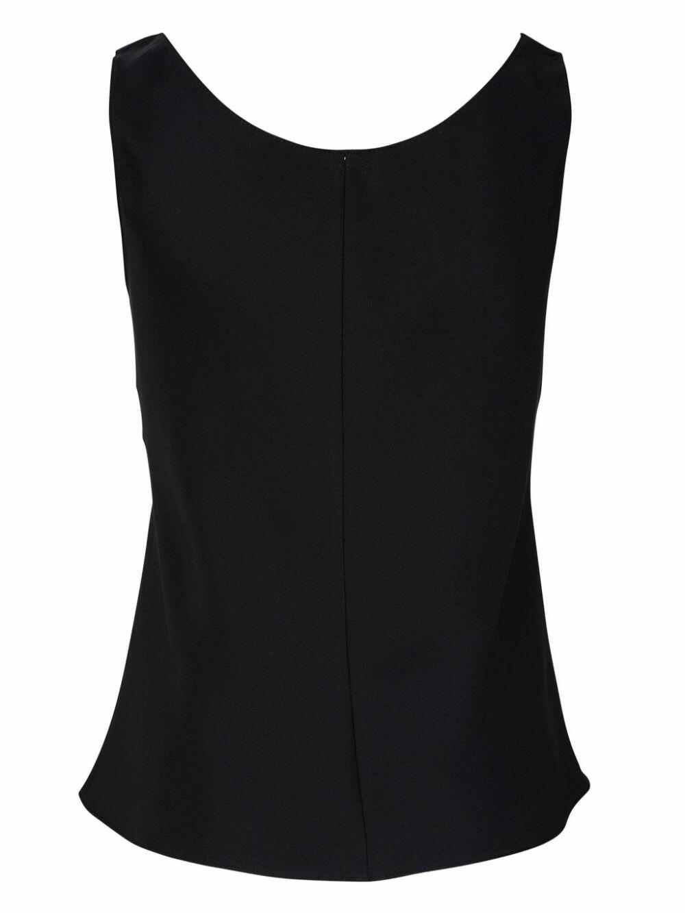 Peter Cohen - Maam 4-Ply Silk Black Tank Top | Mitchell Stores