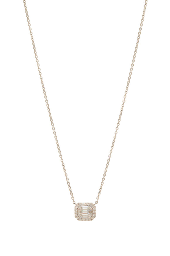 Kwiat - Sunburst East West Diamond Pendant Necklace