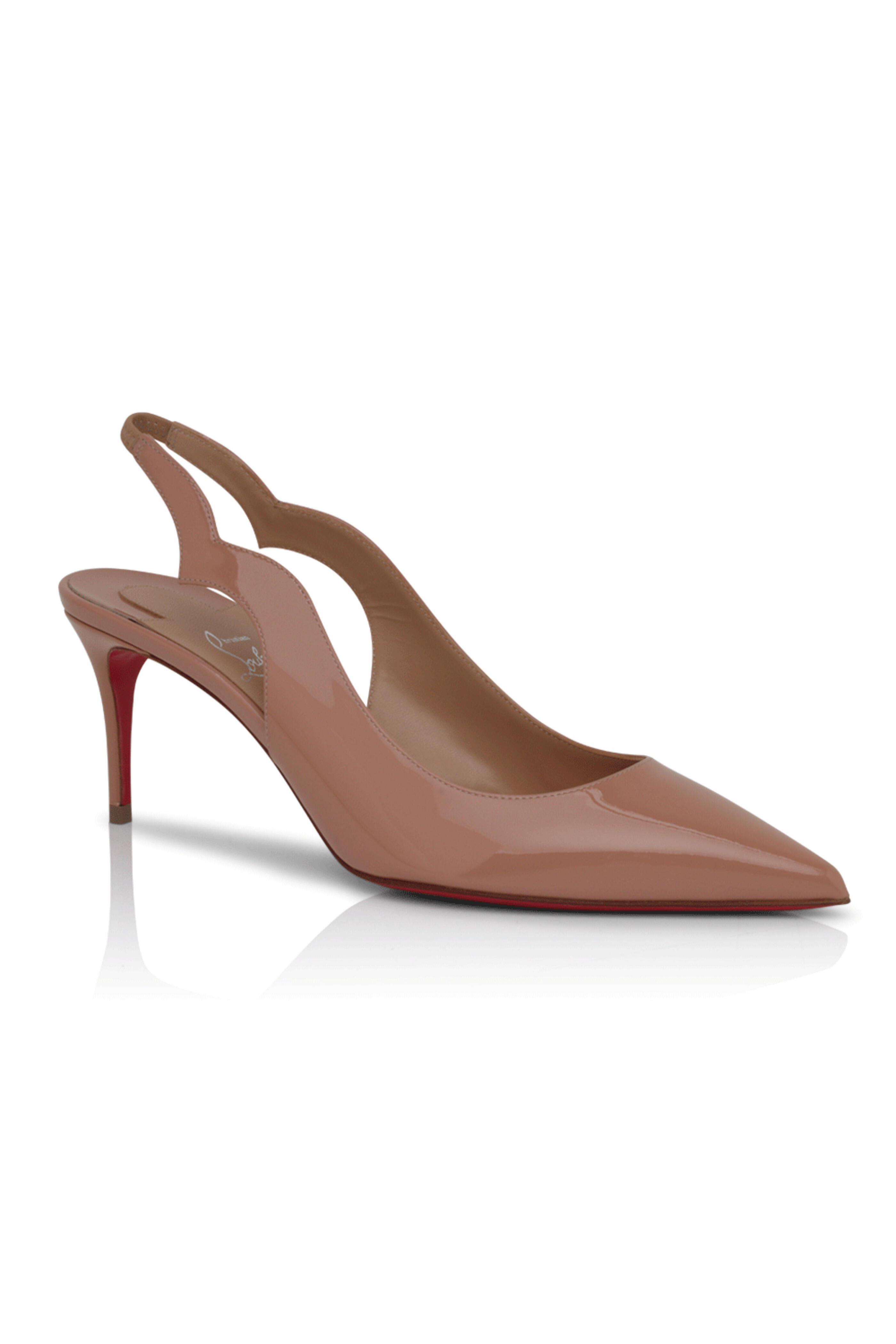 Christian Louboutin - Hot Chick Sling 70 in Nude