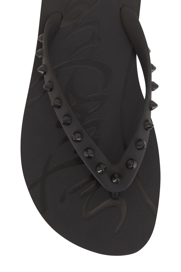 Christian Louboutin - Loubi Flip Donna Black Flip Flop