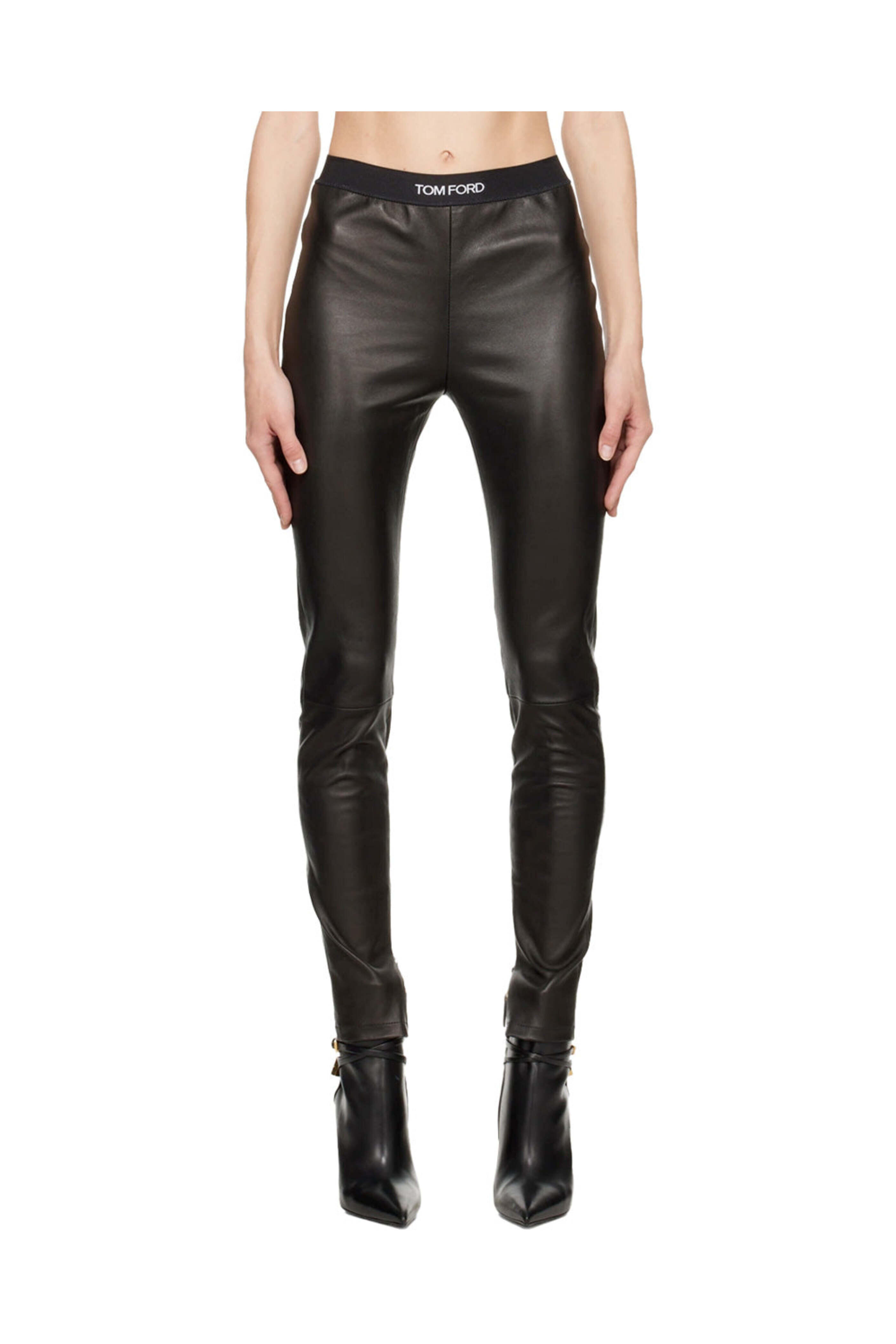 Tom Ford - Black Stretch Plonge Signature Legging