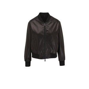 Peter Cohen - Baseball Black Leather Jacket | Mitchell Stores