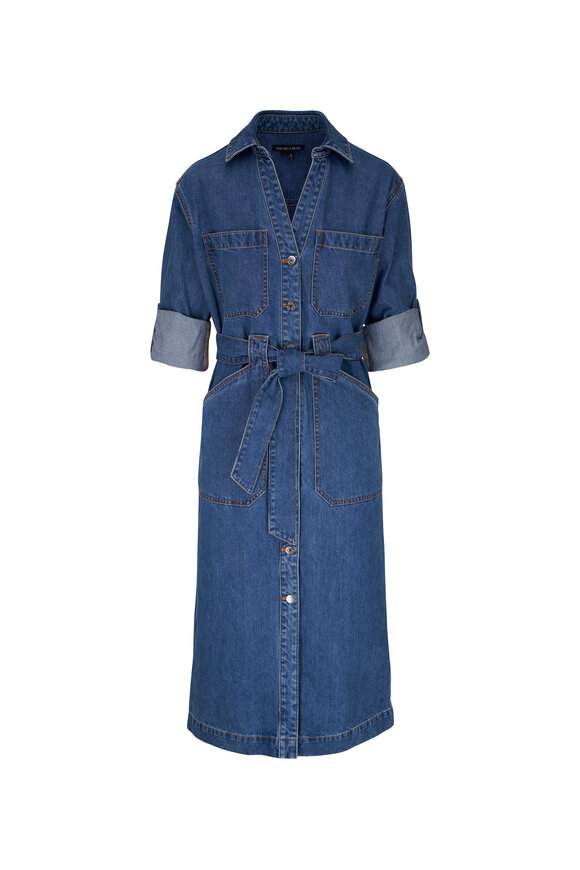 Veronica Beard - Evelyn Cornflower Cambray Dress