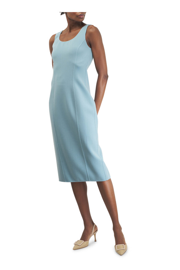 Michael Kors Collection Seaglass Scoopneck Sheath Dress - view 2
