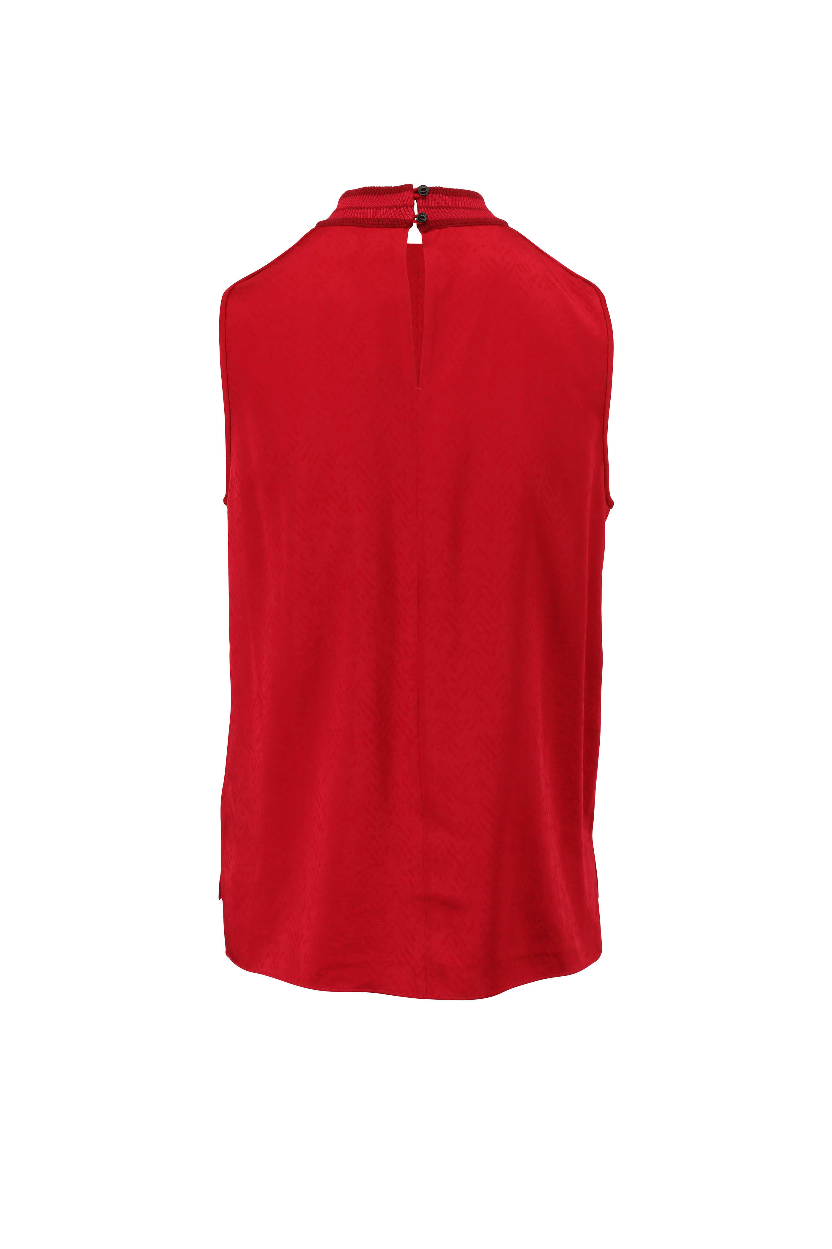 Rag & Bone - Letti Raddish Pink Sleeveless Blouse