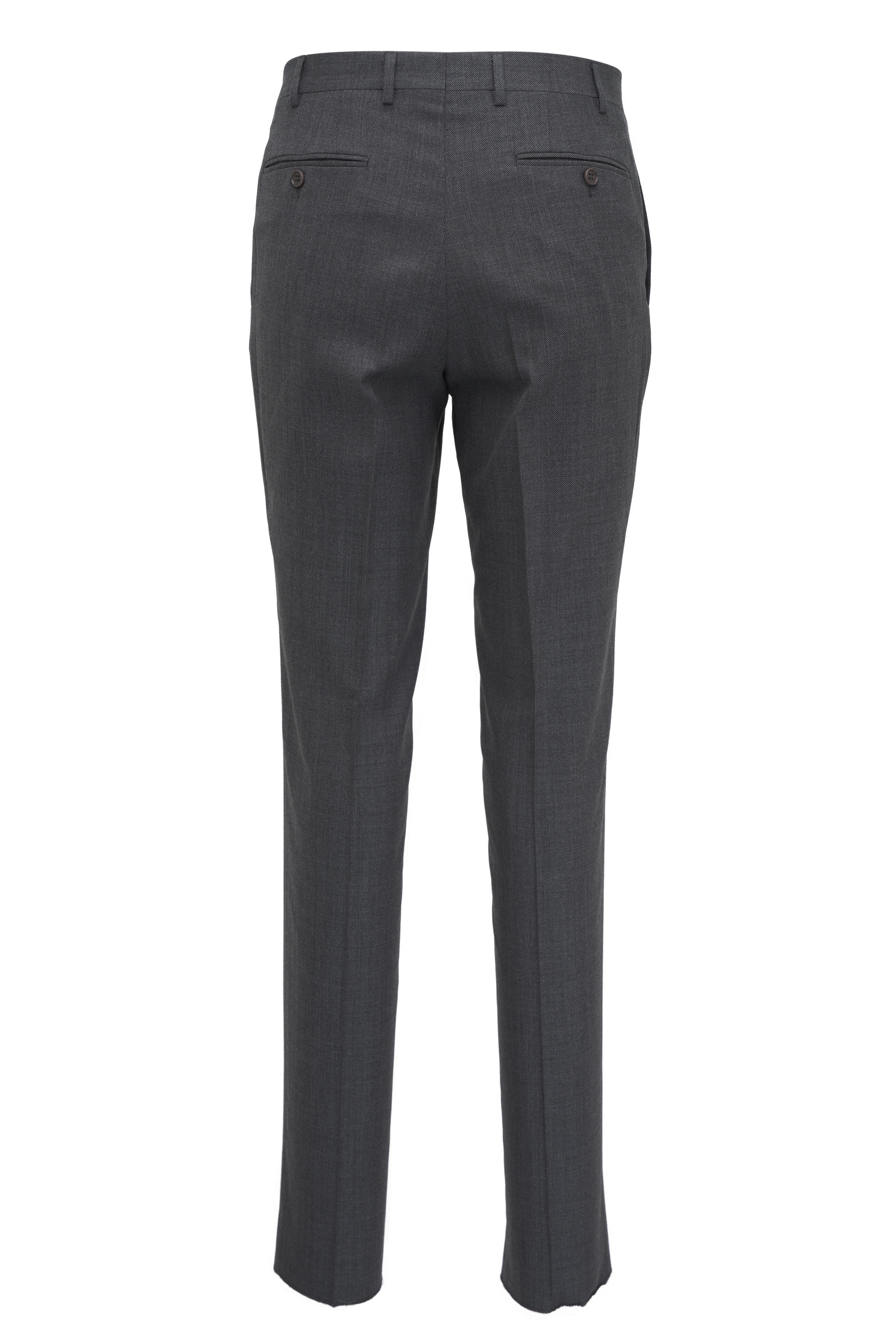 Canali - Neat 130 Gray Bi Stretch Wool Pant