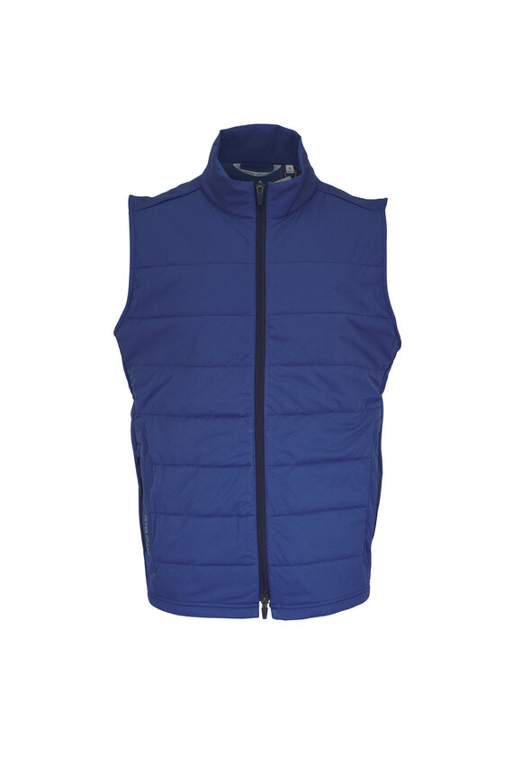 Peter Millar Windsor Blue Fuse Hybrid Vest - view 1