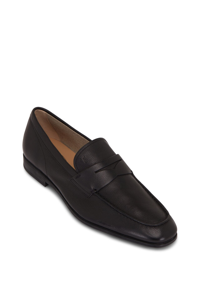 Tod's - Doppia Double T Black Leather Bit Loafer