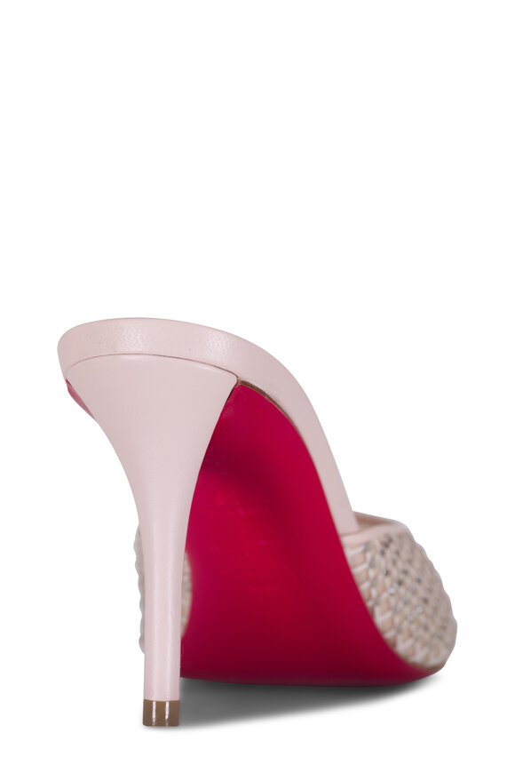 Christian Louboutin - Apostropha Leche Meche Crystal Mule, 80mm 