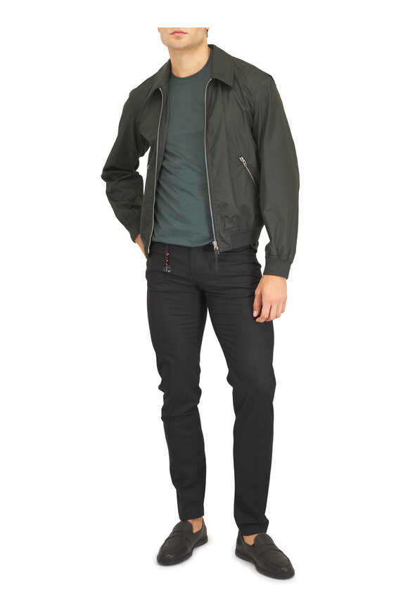Marco Pescarolo Nerano Black Five Pocket Pant - view 5