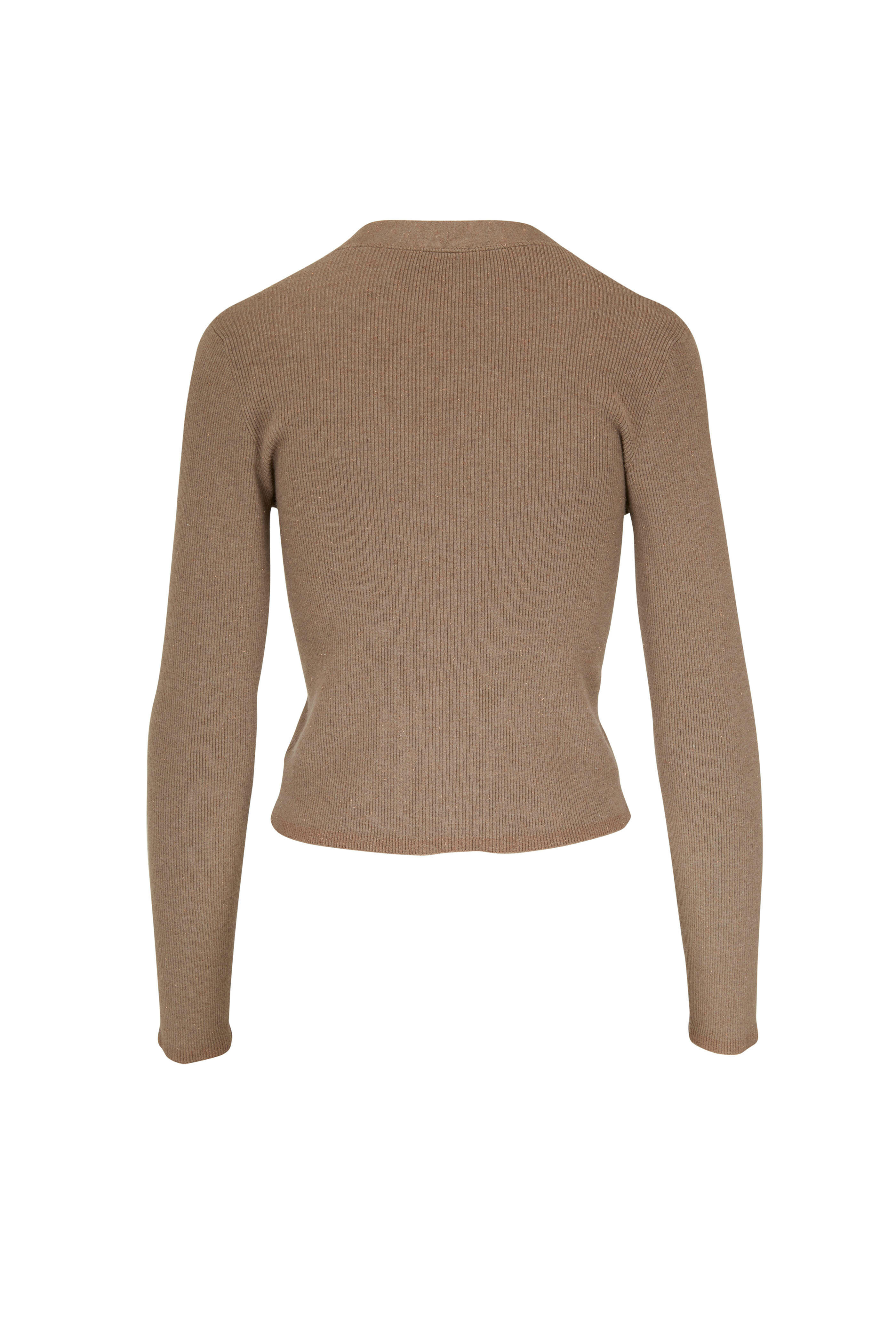 Brunello Cucinelli - Natural Cashmere Lurex Cardigan