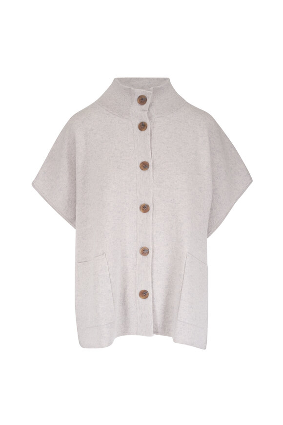 Kinross Agate Cashmere Mock Neck Cardigan - view 1