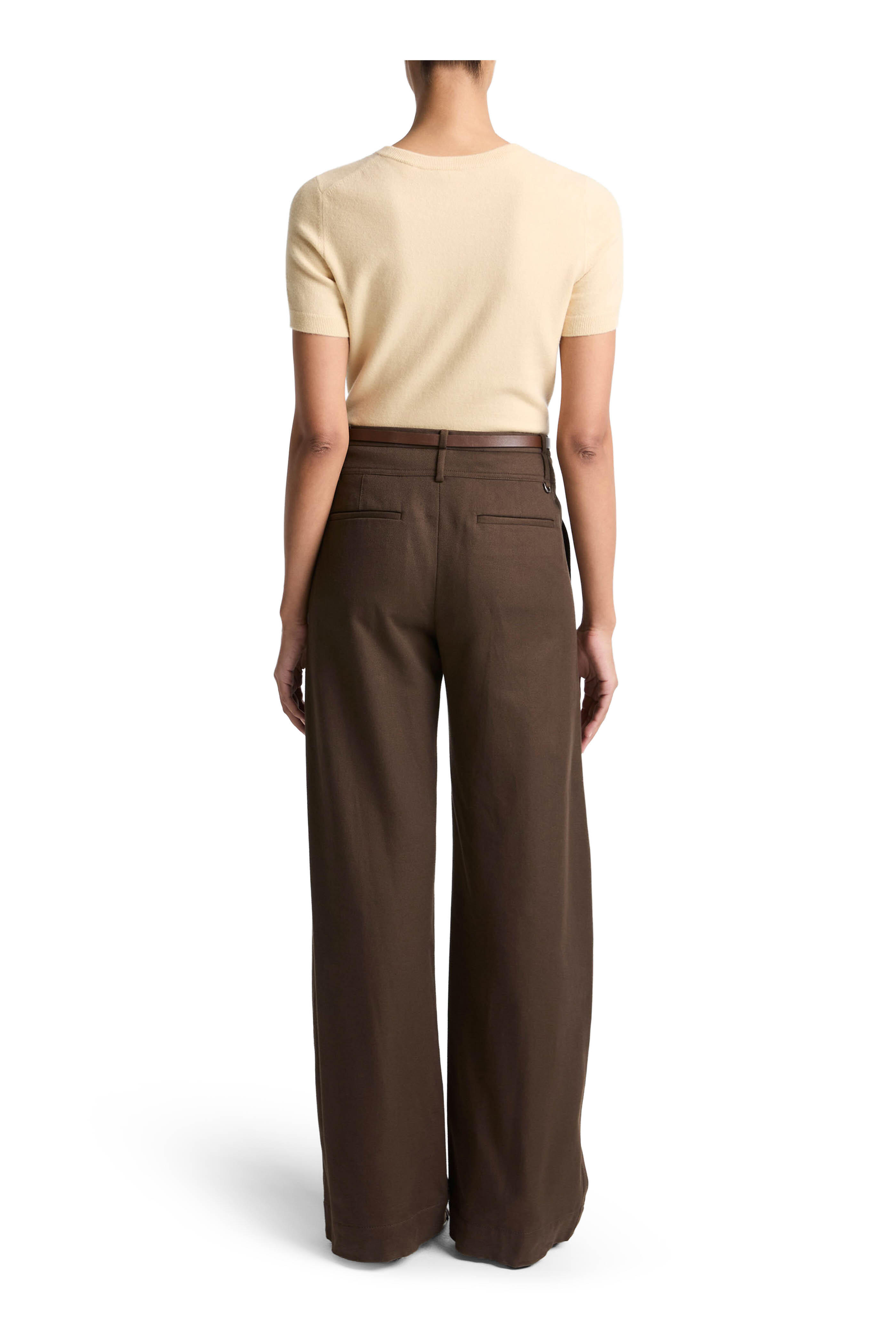 Vince - Willow Cotton Utility Double Waist Wide-Leg Pant