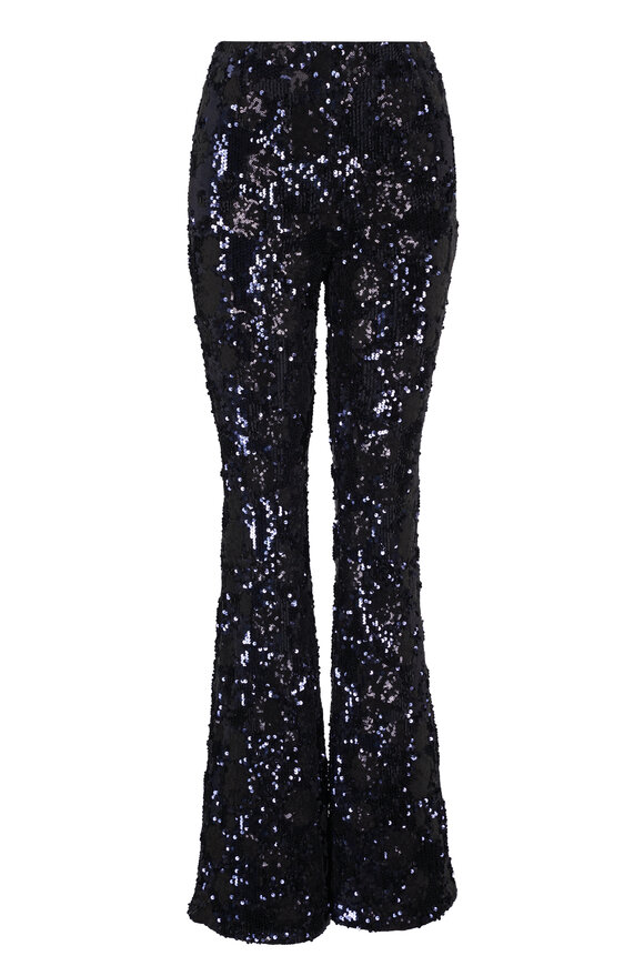 Dorothee Schumacher Simmering Attraction Blue Sequin Pant