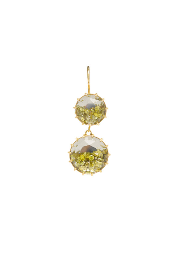 Renee Lewis 18k Yellow Gold Yellow Diamond Drop Earring - view 2