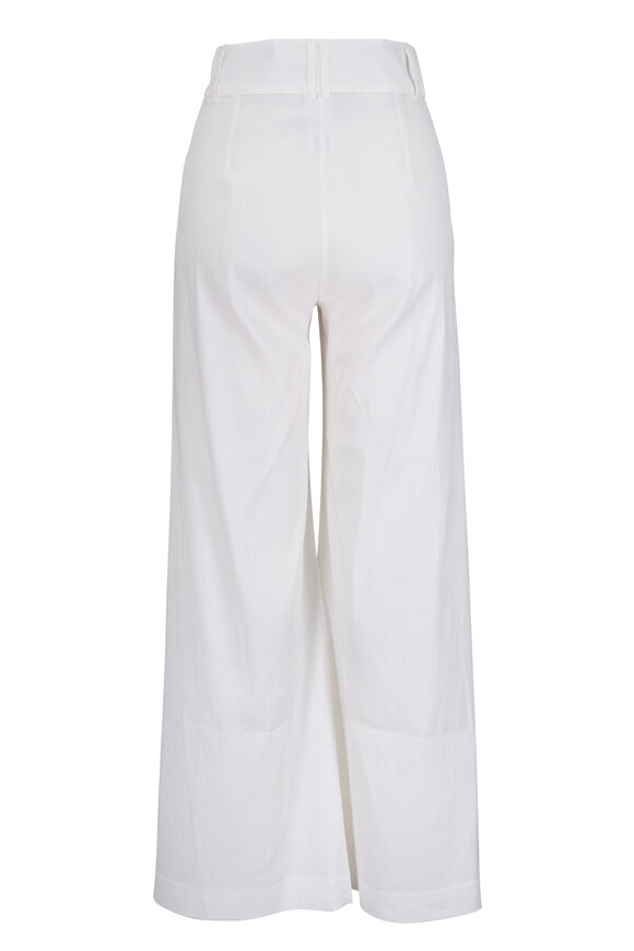 D.Exterior White Flare Pant - view 2
