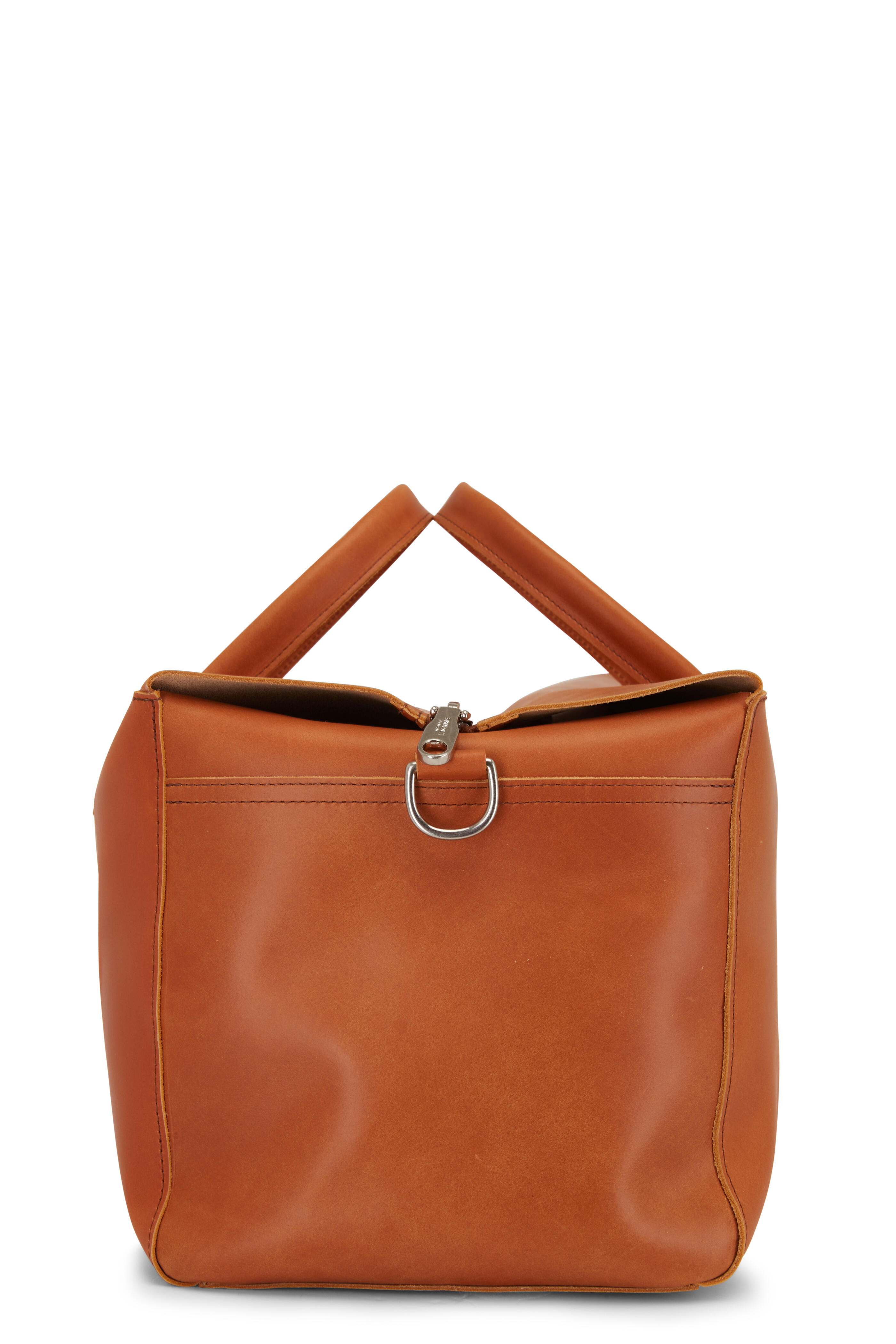 Shinola - Utility Chestnut Leather Duffle | Mitchell Stores