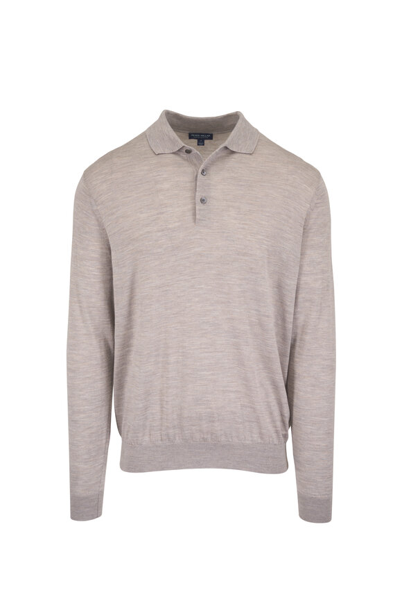 Peter Millar Crown Crafted Dorset Rye Sweater Polo - view 1