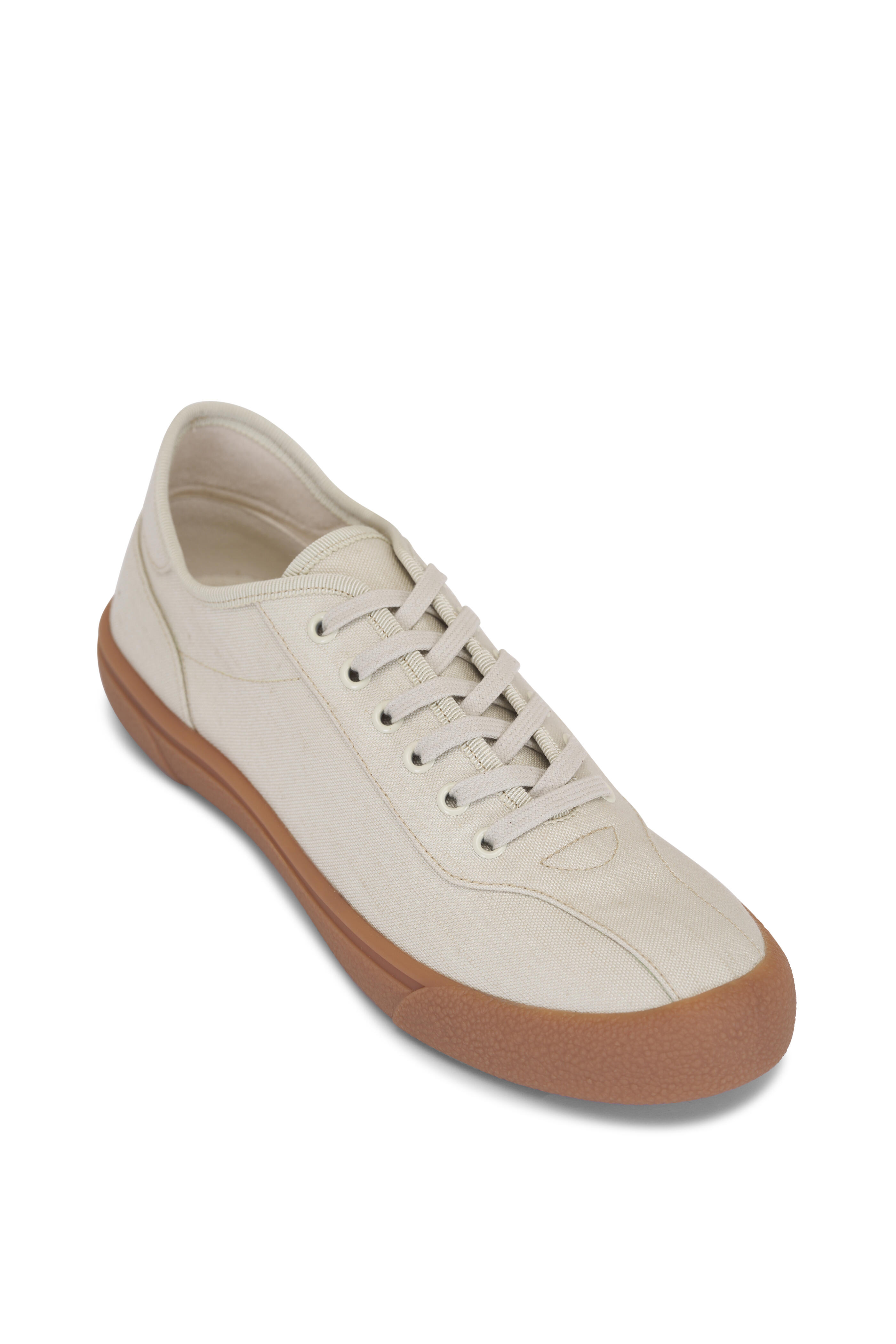 スニーカー The Row Canvas sneakers The Row - Sage Tint Canvas Sneaker | Mitchell Stores