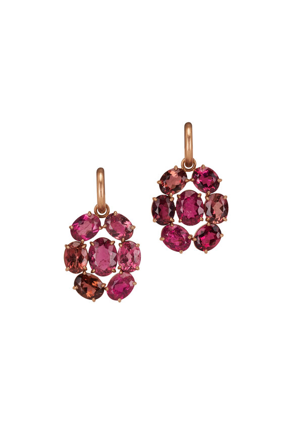 Irene Neuwirth - Gemmy Gem Pink Tourmaline Huggie Earrings