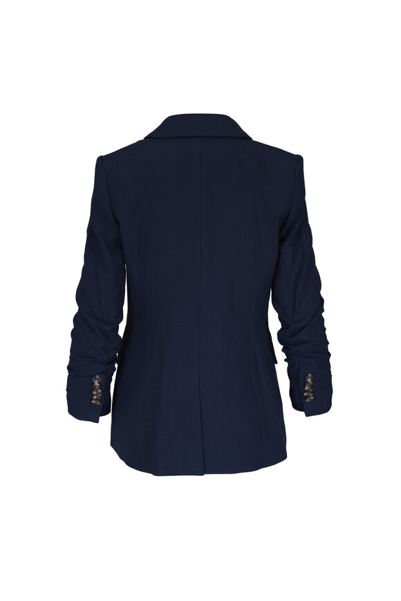 Veronica Beard Battista Navy Blue Dickey Jacket - view 2