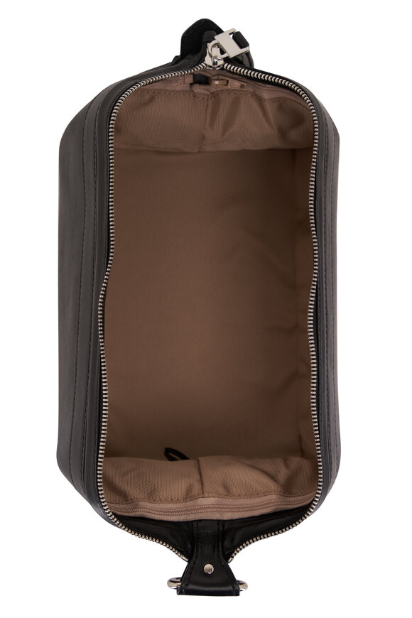 Bosca Black Leather Zip Utility Kit - view 4