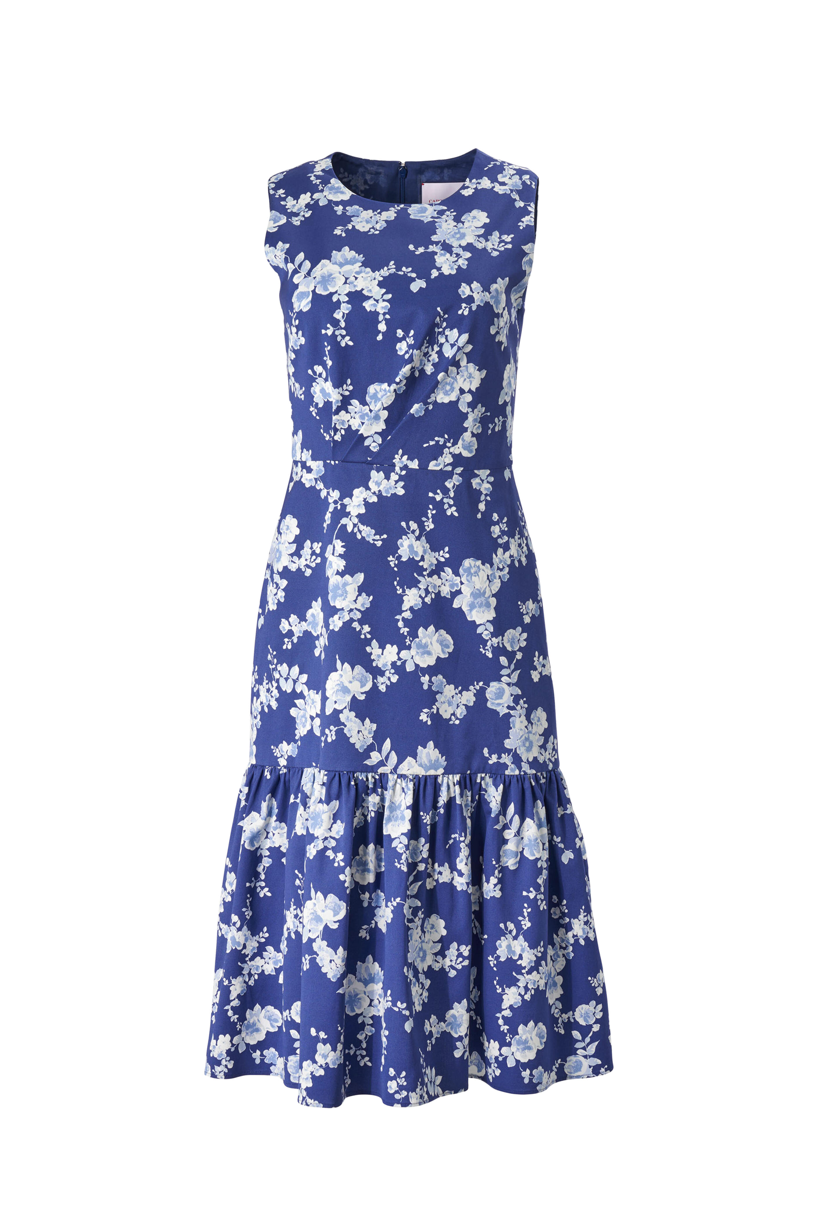 Carolina Herrera - Nautilus Multi Floral Print Dress