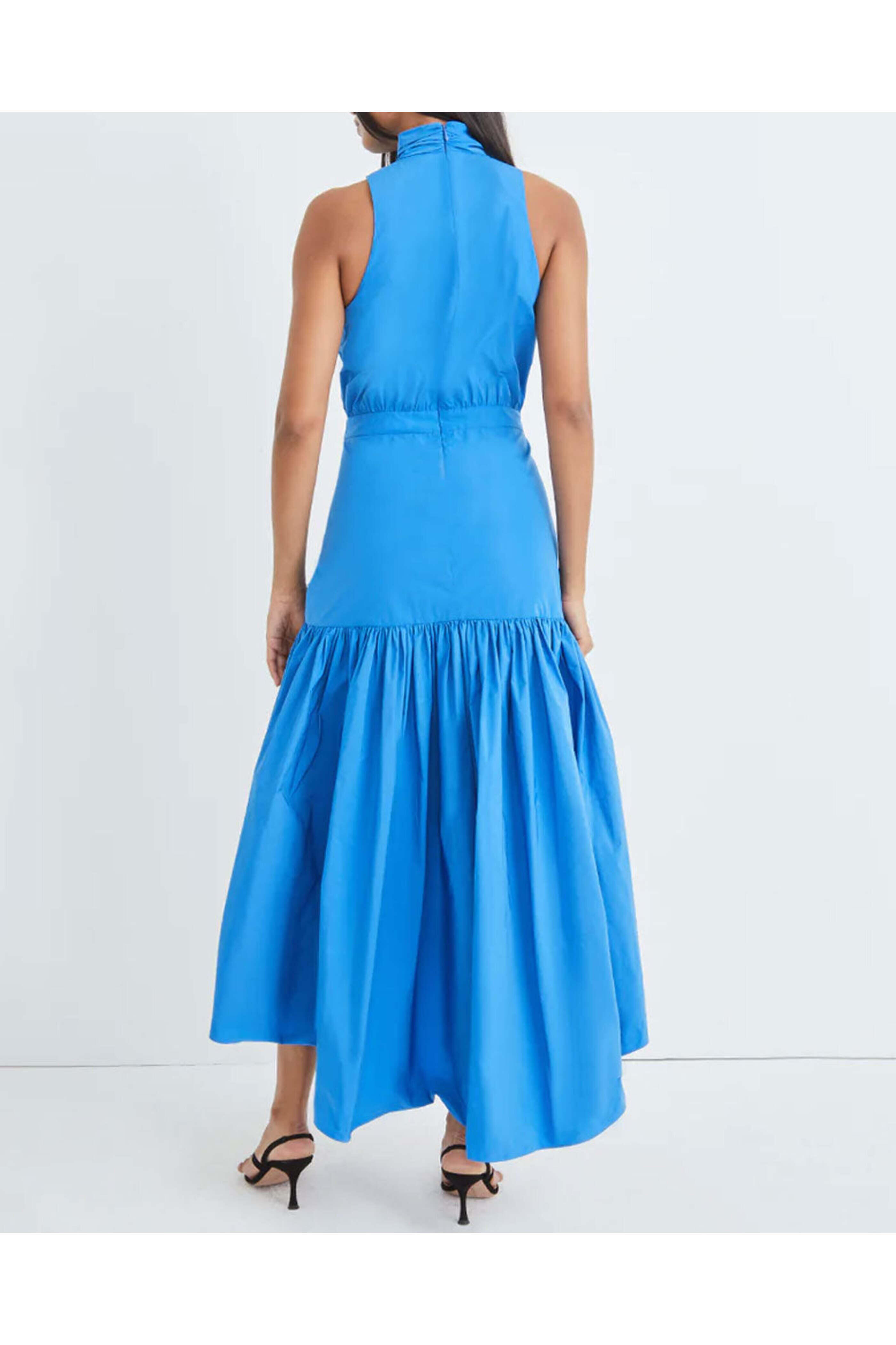 Veronica Beard - Bluebell Radley Halter Neck Midi Dress