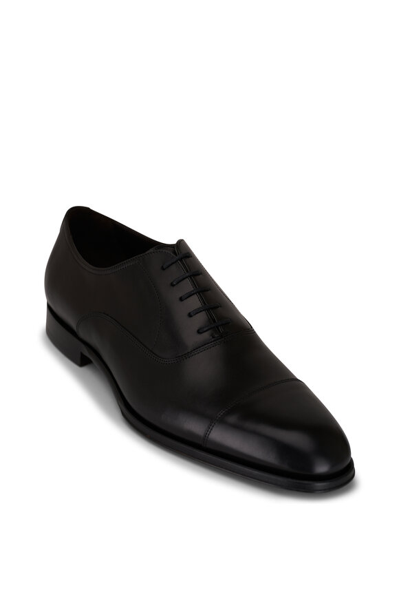 To Boot New York Nico Black Leather Lace Up Dress Shoe