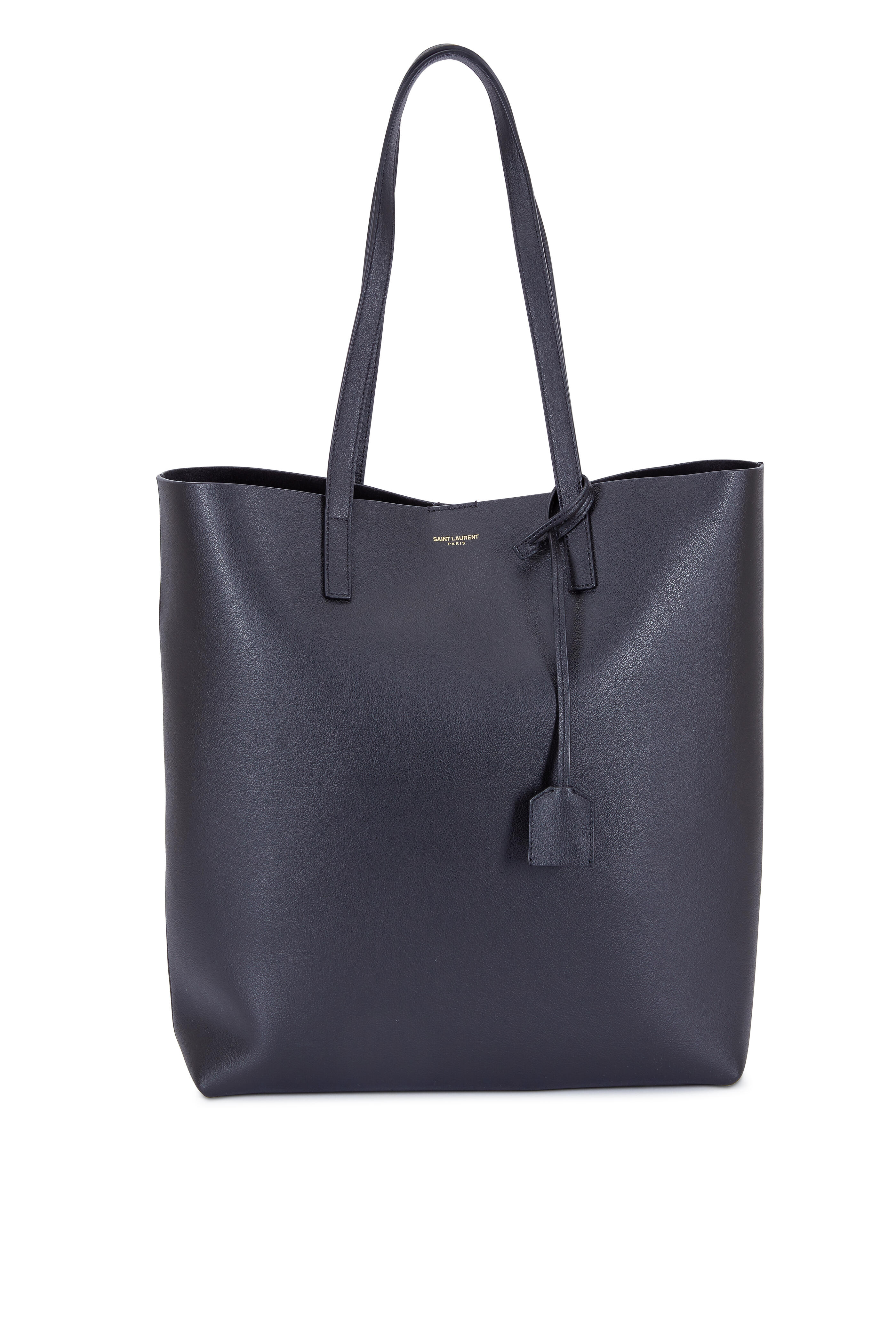 Saint Laurent - Black Leather Vertical Medium Tote