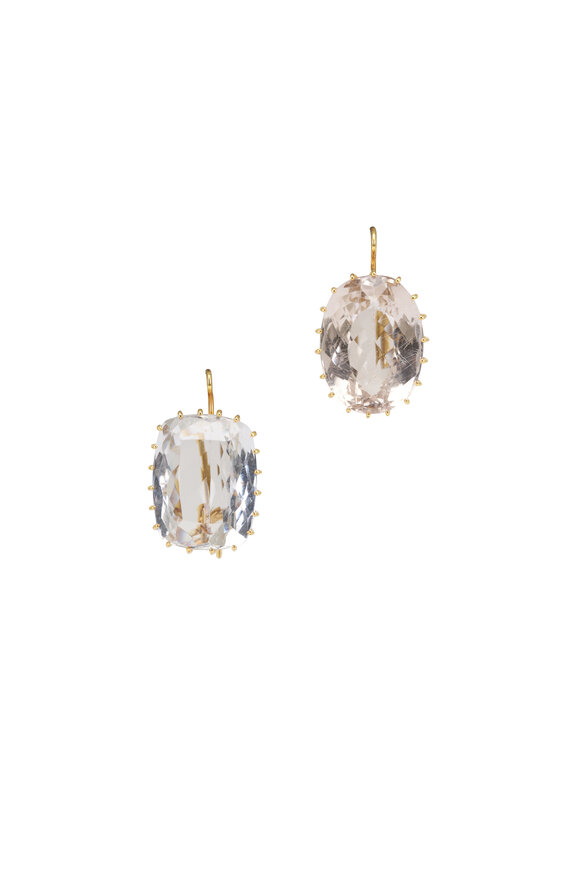 Renee Lewis 18k Yellow Gold Topaz Earring