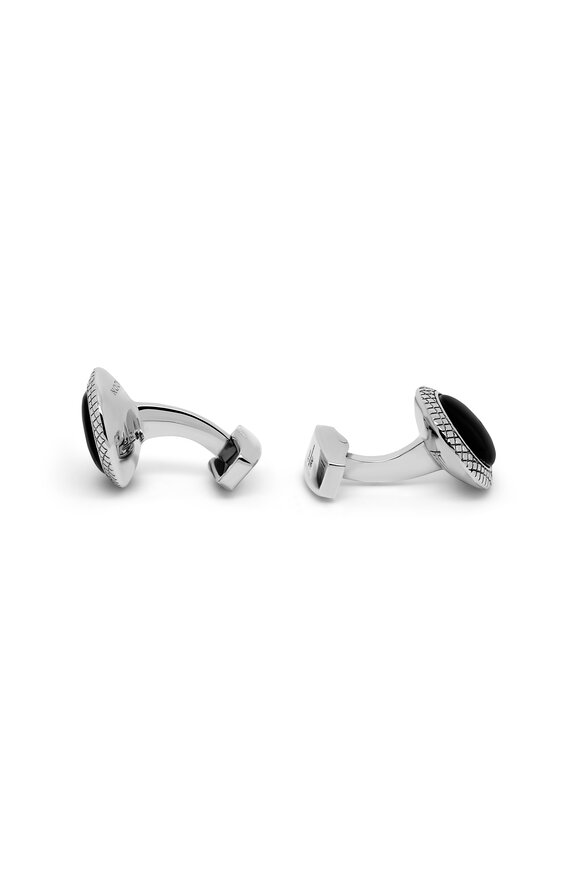 Tateossian - Black Onyx Bullseye Cufflinks