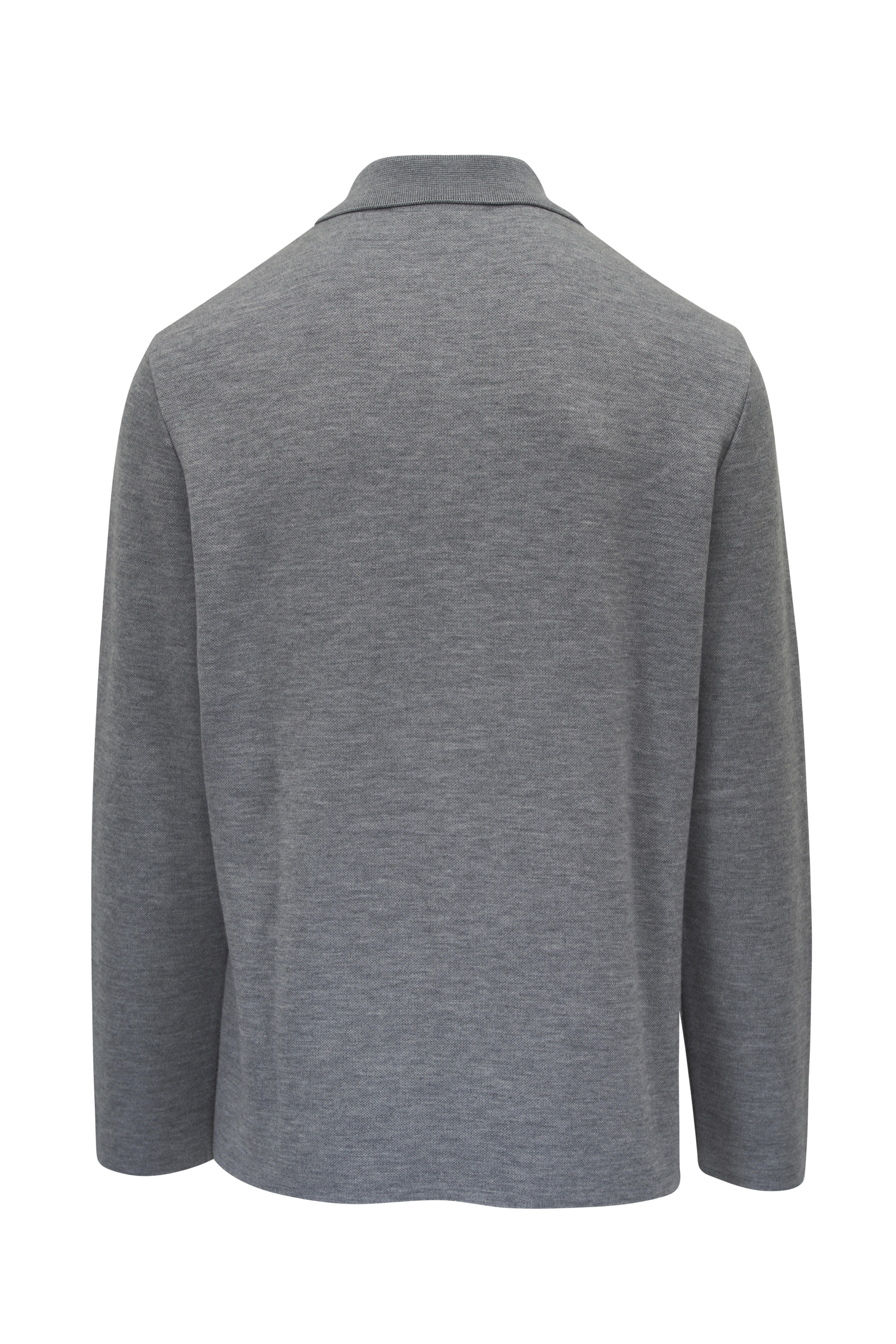Maurizio Baldassari - Light Gray Knit Overshirt