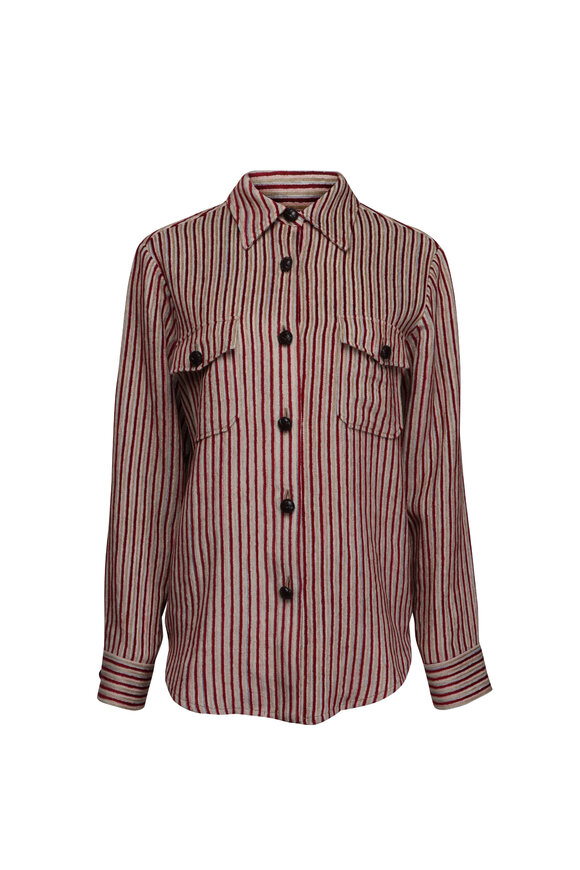 La DoubleJ Better than Your Boyfriend’s Red & Beige Jacket - view 1