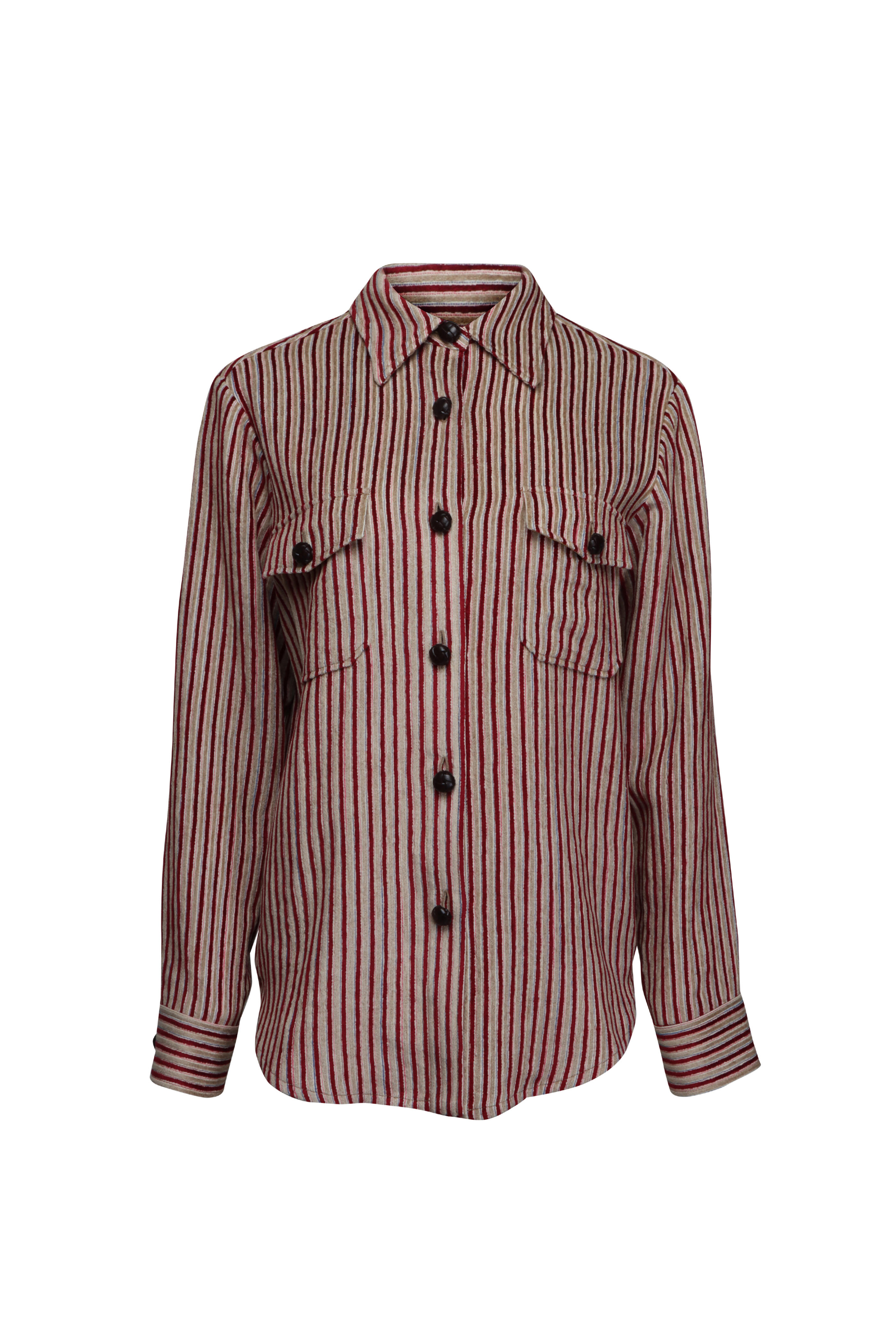 La DoubleJ - Better than Your Boyfriend’s Red & Beige Jacket